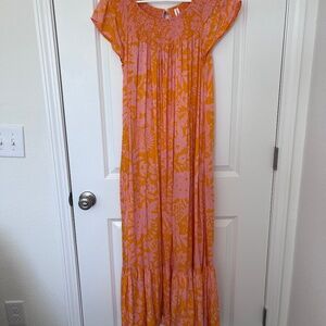 By ANTHROPOLOGIE bright maxi dress